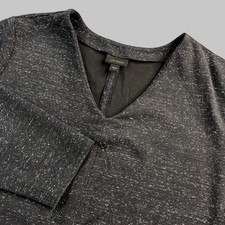 J.Jill Wearable Collection Wearever  Women Double-Face Jersey V-Neck Tunic Sz XL