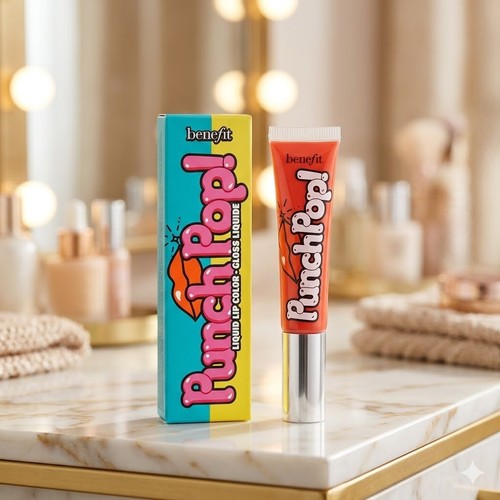 Benefit punch pop liquid lip - benefit, pop!