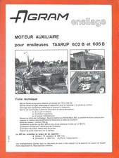 SAINT-DENIS (93) AGRAM MAINTENANCE / AUXILIARY ENGINE / LEAFLET CIRCA 1981