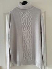 Pull Homme Col Roulé Beige