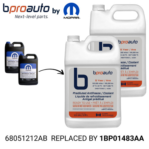 78l bpro mopar liquide - 2x, 3.78l