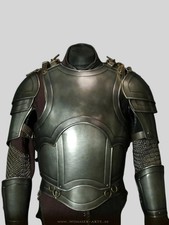 Armure de chevalier médiéval en cuirass avec bracelets armure de chevalier gu...