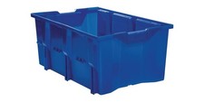 LA-KA-PE Bac gerbable-emboîtable PP bleu L480xl312xH200 mm
