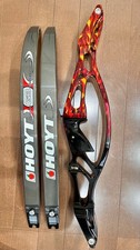 HOYT Sport Archery Handle and Rim Set, Aerotech, Left-Handed, Fire Color