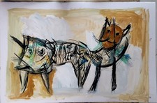 Peinture Originale Sur Papier