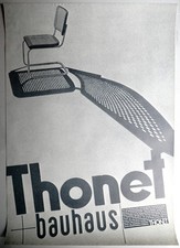 Thonet + Bauhaus 1987 Marcel Breuer’s B32 chair POSTER