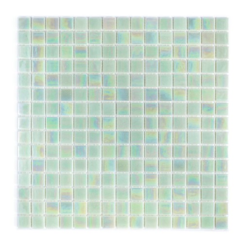 Light green iridescent mosaic - light,