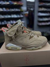 Air Jordan 6 Retro SP 'Travis Scott' DH0690-200 British Khaki Men's Size 12