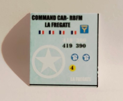 Décalcomanies maquettes