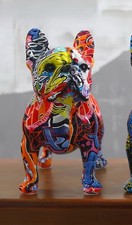 Statut De Chien bouledogue Street Art Port Art Graffiti