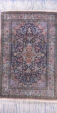 Ancien Tapis De Priere  Soie