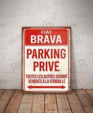 Plaque métal vintage Fiat