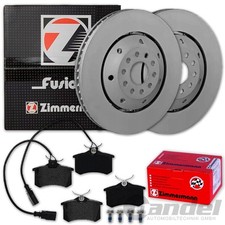 ZIMMERMANN Disques 312mm + Revêtements Arrière Convient pour Audi RS4 B5 8D