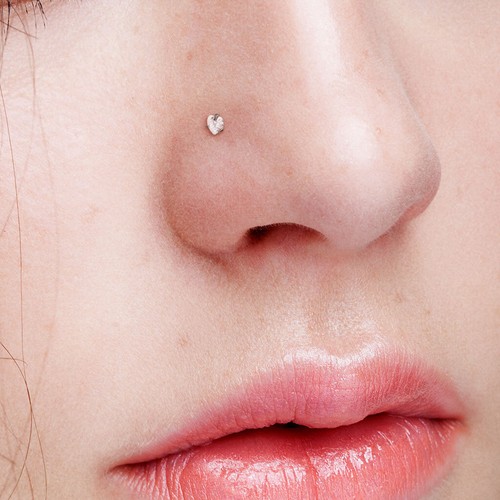 Piercing nez cœur - nez,