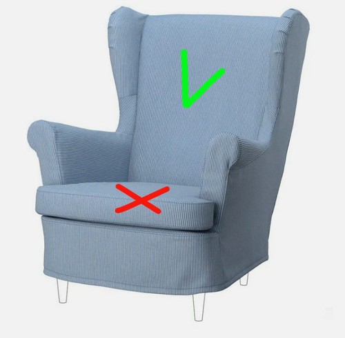 Ikea strandmon wing chair - ikea,