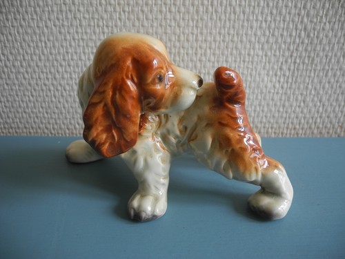 Ancienne statuette chien - ancienne,