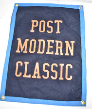 Oxford Pennant Home Decorative Pennant Flag Post Modern Classic Blue/Navy/Orange
