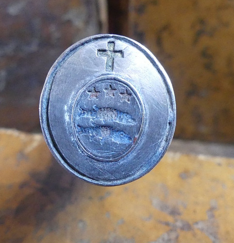 Sceau cachet sculpte de - ,