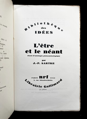 Jean paul sartre être - jean-paul, l'être
