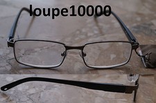 lunettes loupe de lecture pré montées face métal gris réf RG11025B N° 716