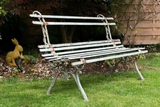 Banc de jardin français à