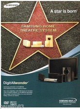ADVERTISING 095 2003 SAMSUNG DIGIT ALLWONDER ADVERTISEMENTS home cinema
