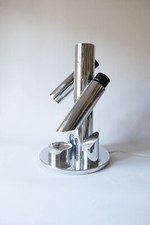 lampe bureau Babilonia réglable design Fase 1960 années 60 70 1970 métal chromé