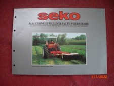 RARE ADVERTISING LEAFLET ROTARY MOWER SEKO DRUMS MODEL 1750/K