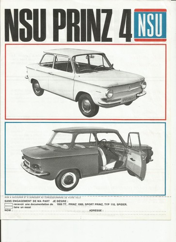 Nsu prinz type - prinz, 47