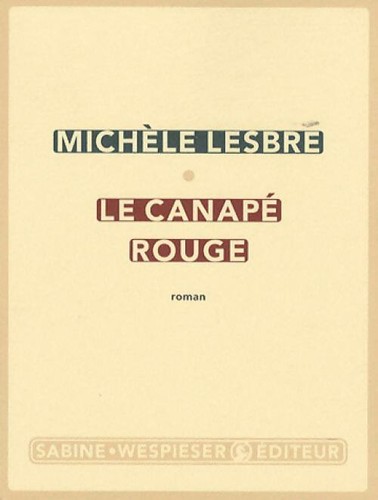 Canapé rouge michèle - canapé,