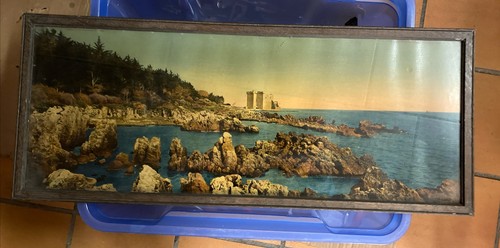 Ancien cadre photo vue - cadre,
