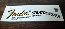 LOGO TETE DE GUITARE STRATOCASTER 1969 FENDER STRATOCASTER 1969 HEADSTOCK