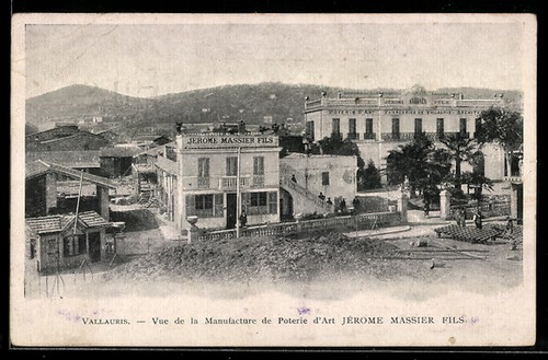 Cpa vallauris vue - vallauris,,