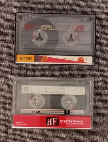 Cassettes audio tdk - cassettes, "tdk"