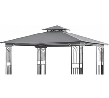  Replacement Gazebo Canopy for 10 x 12 Regency II Patio Gazebo Model L Gray