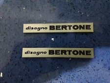 Alfa Romeo gt junior original writing Bertone design logo badge emblems emblem