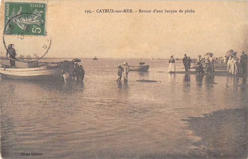 Cpa cayeux sur mer - 80, retour