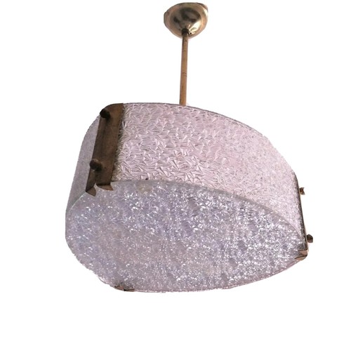 Superbe lustre arlus verre - lustre,