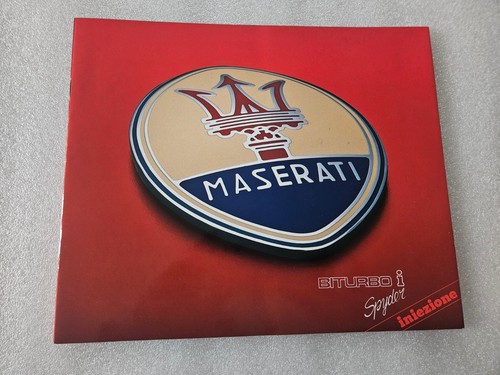 1987 brochure maserati - ≃,