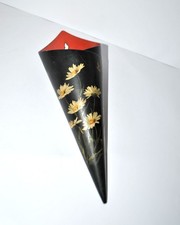 Vase Cornet en "Laque de