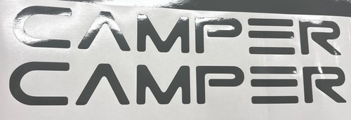 Camper gloss grey motorhome - grey,