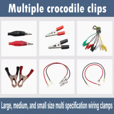 1pcs Crocodile clip Sheath clamp Wire power clip Grounding test clamp connected 