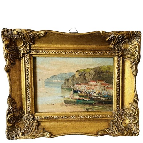 Ancienne peinture huile - peinture, l’huile