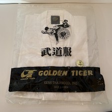GOLDEN TIGER Ken's Trading Martial Arts Karate ONLY TOP White Size 5/190