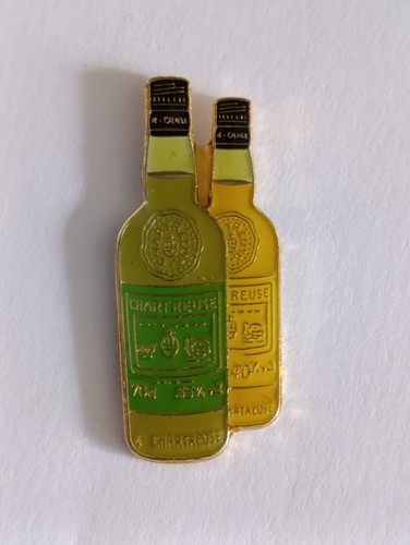 Pin chartreuse bouteille - pin's,
