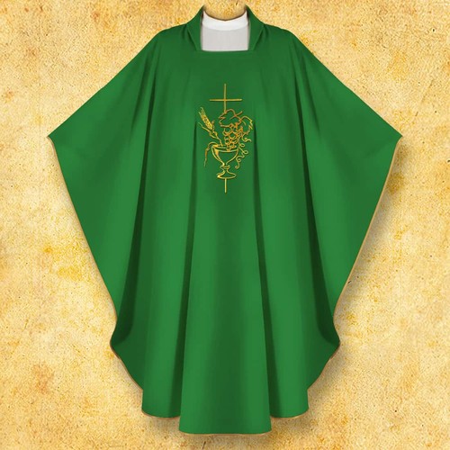 Chasuble brodée calice et - «,