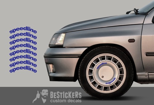 Speedline stickers for 4 - 8,