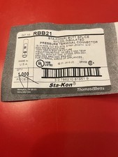 100 EA. RBB21 T&B Sta-Kon Butt Spice Pressure Term Nylon Insulated 16-14 AWG