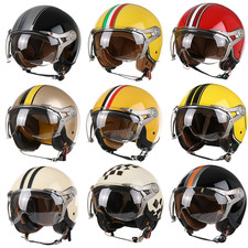 Casque moto rétro vintage –
