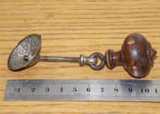 vintage POIGNEE ROSACE BOIS de